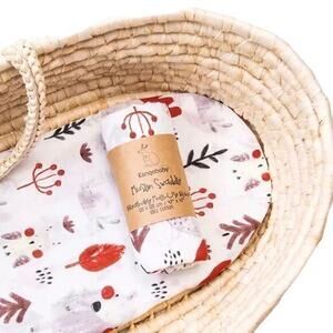 Harvest fall colors cotton muslin swaddle baby